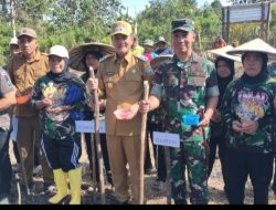 Wakil Bupati Konut Hadiri Penanaman Perdana Lahan Ketapang Kodim 1430/Konut