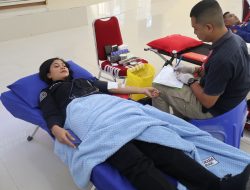 Rayakan Hari Jadi Humas Polri ke-73,Humas Polda Sultra Gelar Donor Darah Serentak