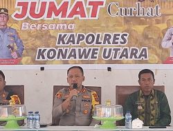 Polres Konawe Utarara Laksanakan Kegiatan Curhat Jum’at Di Desa Toreo